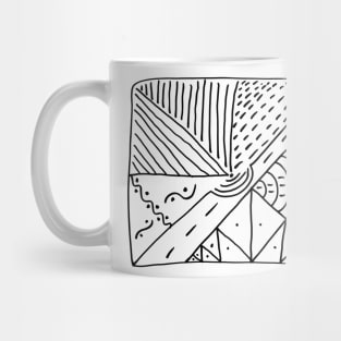 The painting of a map Mug